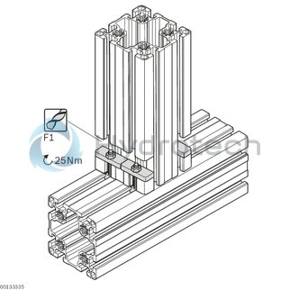 technical illustration-3842146972-Cross connector for F1