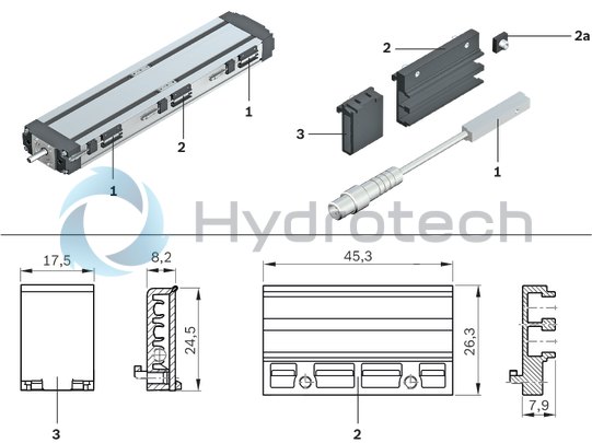technical illustration-R037230005-Screw support for the realization of high speeds on long assembly lengths for CKK-200
