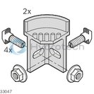 technical illustration-CAP COVER-EcoFlow mounting hole plug