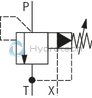 technical illustration-R978863482-For subplate mounting Porting pattern according to ISO&nbsp;6264-06-09 (NG10), ISO&nbsp;6264-08-13 (NG25) and ISO&nbsp;6264-10-17 (NG32) For threaded connection As screw-in cartridge valve (cartridge) 4 adjustment types for pressure adjustment, optionally<br>
• Rotary knob<br>
• Sleeve with hexagon and protective cap<br>
• Lockable rotary knob with scale<br>
• Rotary knob with scale 5 pressure ratings Corrosion-protected design
