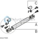 technical illustration-GUSSET-D28 bracket 60 x 47 x 4