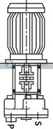technical illustration-R900490630-Radial piston pump, size 1.0 ccm, pressure 450 bar for industrial applications, open circuit