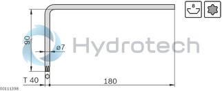 technical illustration-3842528586-Offset screwdriver Torx 50