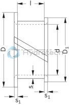 technical illustration-R132070300-Plastic plain bearings &ndash; size 3