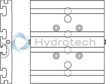 technical illustration-R037230005-Screw support for the realization of high speeds on long assembly lengths for CKK-200