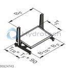 technical illustration-3842538409-Footrest Basic + attachment kit, ESD