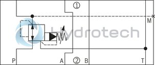 technical illustration-R901418123-Size 6, P2 &rarr; P1, mechanical