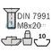 technical illustration-GUSSET R40X43-Bracket R40x43 set (standard)