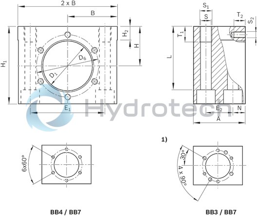 technical illustration-R150640020-Housing MGS 32x20/32/64 - 40x5