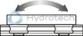 technical illustration-R190714200-The cam roller runner block (flat profile) is characterized by the following product features: Format SNS, size 42, aluminum, accuracy economic, load class FN