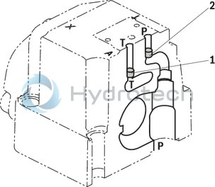 technical illustration-R978024207-Types of actuation (internal or external pilot control): Electro-hydraulic (type WEH) For subplate mounting Porting pattern according toISO&nbsp;4401 4/3-, 4/2- or 3/2-way version Spring or pressure centering, spring end position or hydraulic end position Wet-pin DC or AC solenoids, optional Electrical connection as individual or central connection Optional versions:<br>
- Manual override<br>
- Switching time adjustment<br>
- Preload valve in channel P of the main valve<br>
- Stroke setting and/or spool position monitoring
