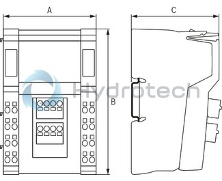 technical illustration-R911172848-Inline connector / COMBICON connector