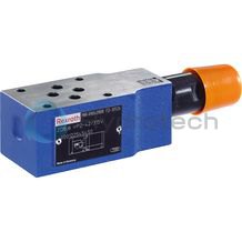 technical illustration-R900731949-Base element for ready-for-connection controls in vertical stacking design Compact hydraulic controls Common pump and tank line Separate actuator ports of the stations Measuring ports in the actuator lines Mounting of NG6 sandwich plates and valves Pressure relief valve type DBD in pressure line P Connection possibility of a pressure gauge in pressure line P