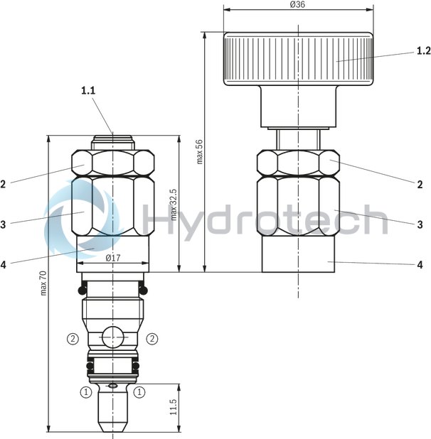 technical illustration-R901075507-Size 4, P &rarr; T, mechanical