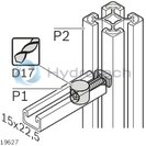 technical illustration-BOLT CONN-Bolt connector D17x15