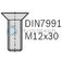 technical illustration-3842552177-Can be used for the implementation of EN&nbsp;1570-1, taking into consideration other measures for integration into products For mounting the pump on a profile or a table top Depending on the pump size, connection requires 3 countersunk screws (ISO&nbsp;10642, M6, 8.8) which are either 40&nbsp;mm long (pump for 2 lifting modules) or 70&nbsp;mm long (pump for 4 or 6 lifting modules)