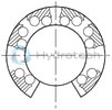 technical illustration-R170225020-Linear set (aluminum), HE-H-50, with two seals