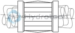 technical illustration-R103564020-Linear set (aluminum), A-40, with two seals