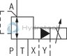 technical illustration-R901439299-Size 10, P &rarr; A, electrical with external electronics, 24 VDC
