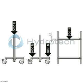 technical illustration-3842515483-Material shuttle Logistics Basic 1 shelf