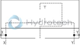 technical illustration-R900912680-Size 25, symbol WEA, hydraulically actuated