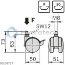 technical illustration-3842535669-Double wheel D50-M8