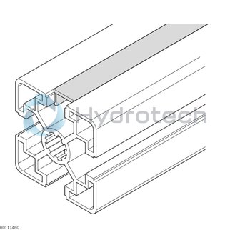 technical illustration-3842523256-Cover profile, N8 aluminum, anodized