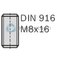 technical illustration-3842557943-Sliding door profile AL 45/45, -/- L6070