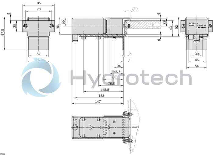 technical illustration-3842525733-DA 2/100-B Damper
