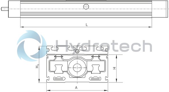 technical illustration-R037230005-Screw support for the realization of high speeds on long assembly lengths for CKK-200