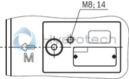 technical illustration-R901147112-Internal gear pump, size 32, pressure 350 bar for industrial applications, open circuit