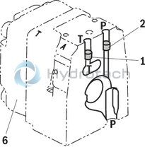 technical illustration-R901486108-Size 16, symbol W6, electrical with integrated electronics, 24 V DC