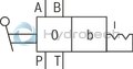 technical illustration-R900479281-4/3-, 4/2- or 3/2-way version Porting pattern according to DIN&nbsp;24340 form A (without locating hole) Porting pattern according to ISO&nbsp;4401-03-02-0-05 (with locating hole) Type of actuation: hand lever Inductive position switch and proximity sensors (contactless)