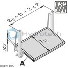 technical illustration-3842538409-Footrest Basic + attachment kit, ESD