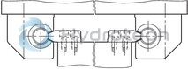technical illustration-R107162520-Linear set (aluminum), S-A-25, with two seals