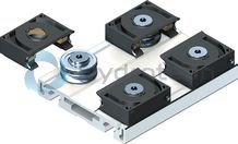technical illustration-R190714200-The cam roller runner block (flat profile) is characterized by the following product features: Format SNS, size 42, aluminum, accuracy economic, load class FN