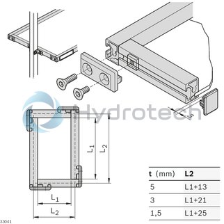 technical illustration-3842554708-Corner piece for frame profile 22.5x30, signal gray