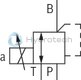 technical illustration-R900929529-Size 6, P → A, P → B / A → T, B → T, electrical with external electronics, 24 V DC