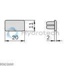technical illustration-3842551045-Cover cap 11x20, black ESD