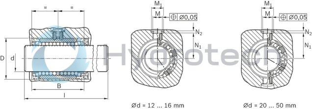 technical illustration-R072001600-Torque-resistant LB (compact), 1-16, without seal