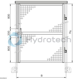 technical illustration-3842523166-System door kit B1000