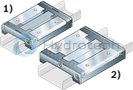 technical illustration-R044129401-Miniature ball runner block, BLS, size 12, Resist NRII, accuracy standard, preload-free