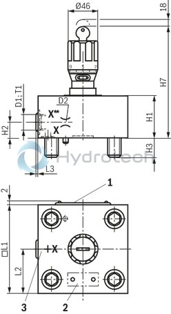 technical illustration-R901220100-With remote control port With stroke limitation