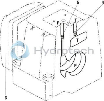 technical illustration-R901396320-Size 27, symbol E, electrical with integrated electronics, 24 V DC