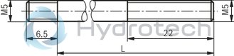 technical illustration-R900731949-Base element for ready-for-connection controls in vertical stacking design Compact hydraulic controls Common pump and tank line Separate actuator ports of the stations Measuring ports in the actuator lines Mounting of NG6 sandwich plates and valves Pressure relief valve type DBD in pressure line P Connection possibility of a pressure gauge in pressure line P