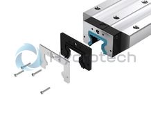 technical illustration-R182422216-Roller runner block, SLH, size 25, steel CS, accuracy precision, average preload