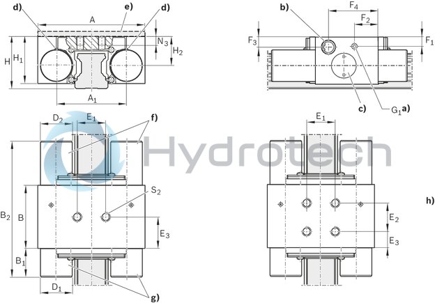 technical illustration-R161954031-Pneumatic clamping unit MBPS, 55