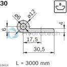 technical illustration-3842543372-Hinge profile 40/45/50
