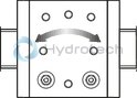 technical illustration-RUNNER BLACK-The cam roller runner block is characterized by the following product features: Format SNS, size 25, aluminum, accuracy economic, load class FN