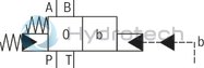 technical illustration-R901018683-Size 25, symbol Q, with hydraulic actuation